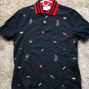 Men’s Gucci polo with embroideries